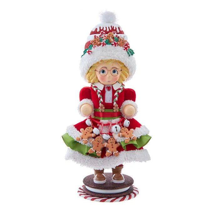 19.5" Hollywood Mrs. Claus Gingerbread Nutcracker