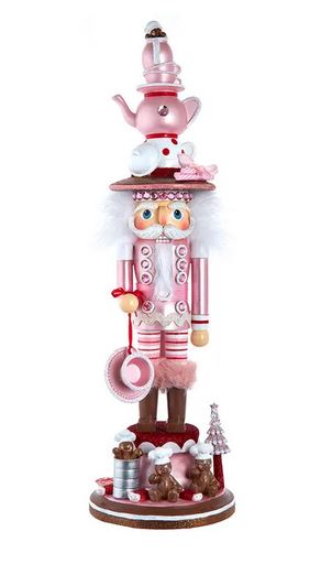 18" Hollywood Pink Tea Nutcracker