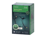 23 FT 96 LED Multi Strings Lights With Black Wire Battery Operated