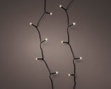 60 FT 240 LED Warm White String Lights With Black Wire Battery Operated