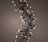 14 FT Cluster 448 LED Warm White Green Wire 8 Function Twinkle