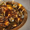 12 FT 48 LED Warm White Lights With Transparent Wire Battery Operated