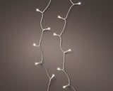 47 FT 192 LED Warm White Twinkle Lights With Transparent Wire Battery Operated