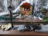 28 X 20" Street Paper Village Accessory Set of 4