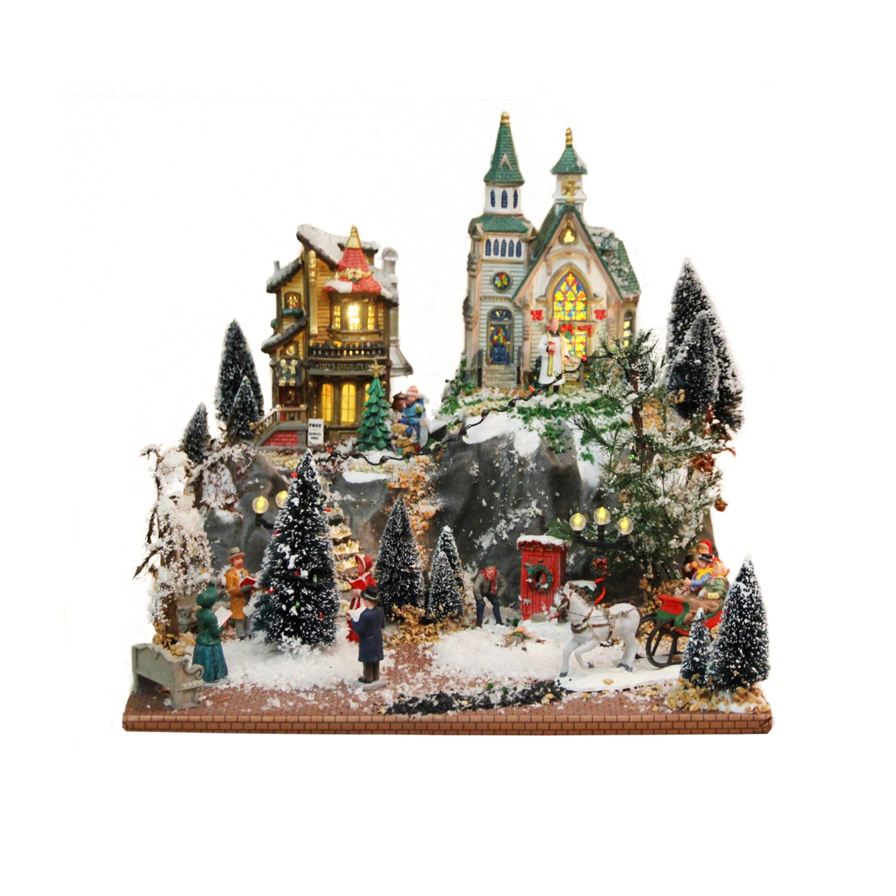 16" X 10" Village Display Base