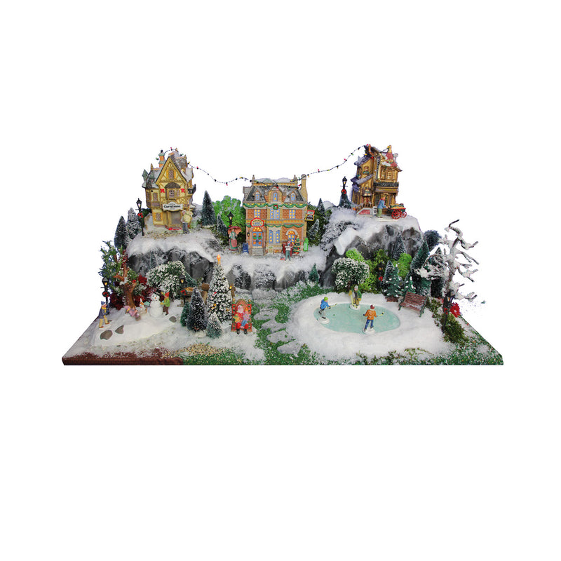 Base de exhibición de pueblo de 31" x 10"