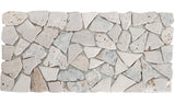 Juego de 2 tapetes de piedra beige de 12" x 5.5"