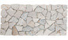 Juego de 2 tapetes de piedra beige de 12" x 5.5"