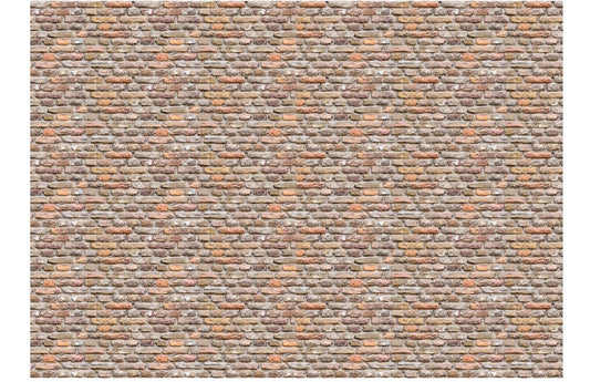 Juego de 4 láminas de ladrillo de 28 x 20 cm