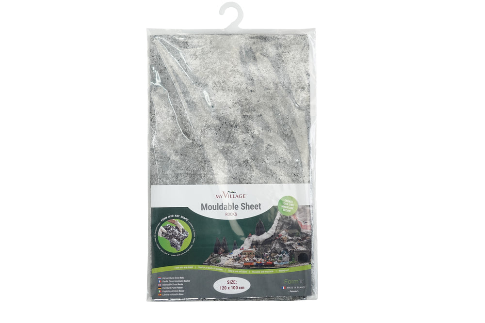 23" X 19" Grey Mouldable Rock Sheet