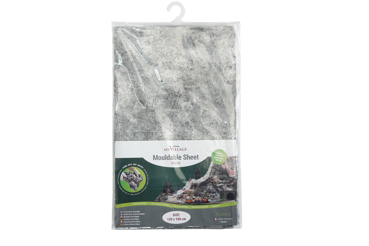 23" X 19" Grey Mouldable Rock Sheet