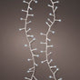 74 FT 1000 LED Cool White Compact Lights With White Wire