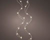 Luces LED Micro Cálidas de 6 FT y 40 con Cable Plateado a Pilas
