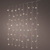 5 FT X 7 FT Starter Set 200 LED Warm White Curtain Lights With Transparent Wire