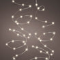 40 FT 240 Micro LED Warm White Silver Wire 8 Function Twinkle