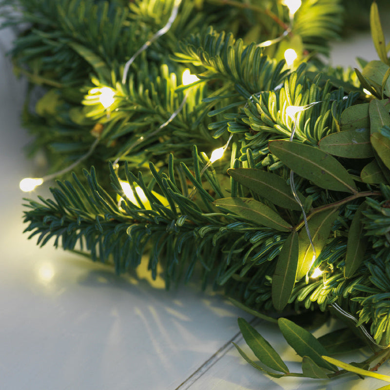 40 FT 240 Micro LED Warm White Lights With Silver Wire