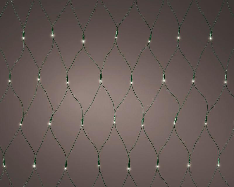 5 FT X 6 FT Starter Set 200 LED Warm White Net Lights With Green Wire