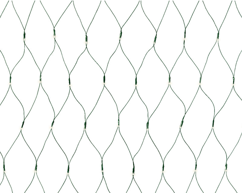 5 FT X 6 FT Starter Set 200 LED Warm White Net Lights With Green Wire