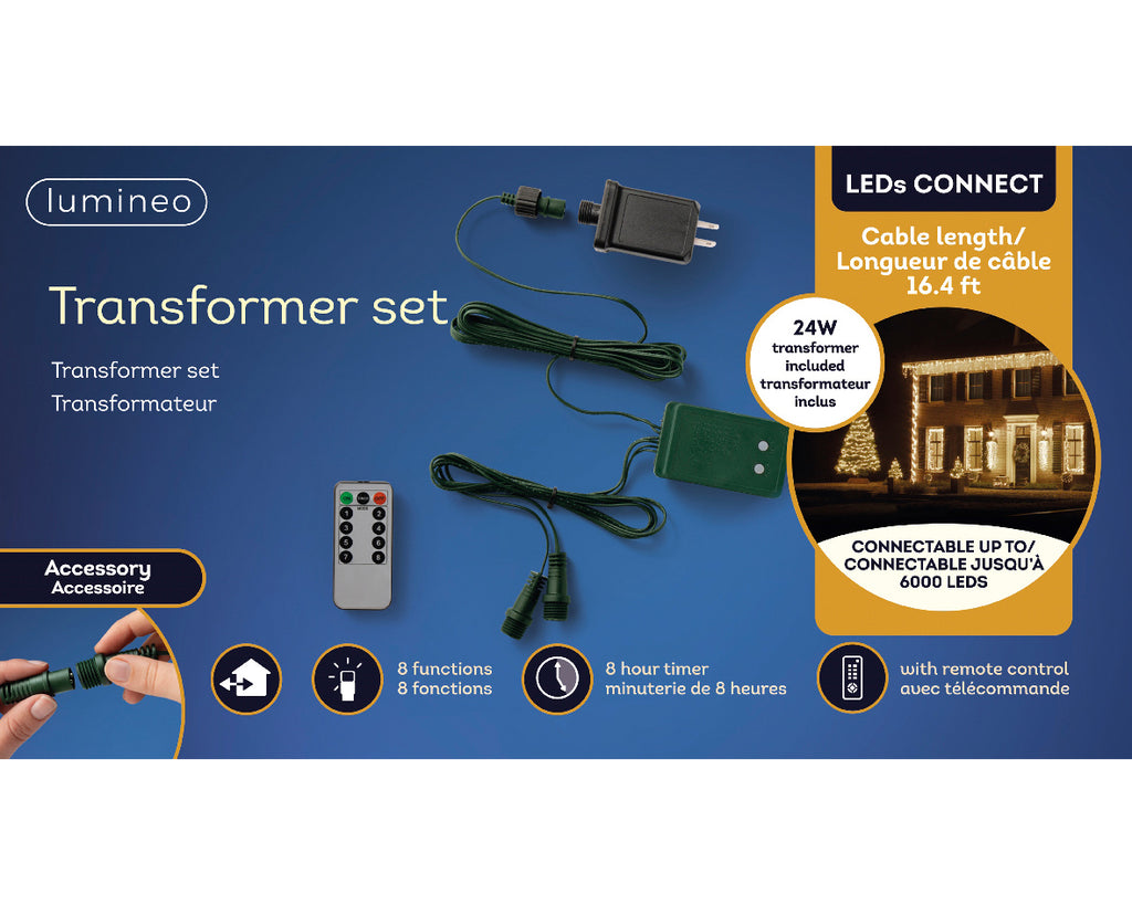 16.4 FT 2 Splitter Transformer Set With 8 Function Memory & Remote