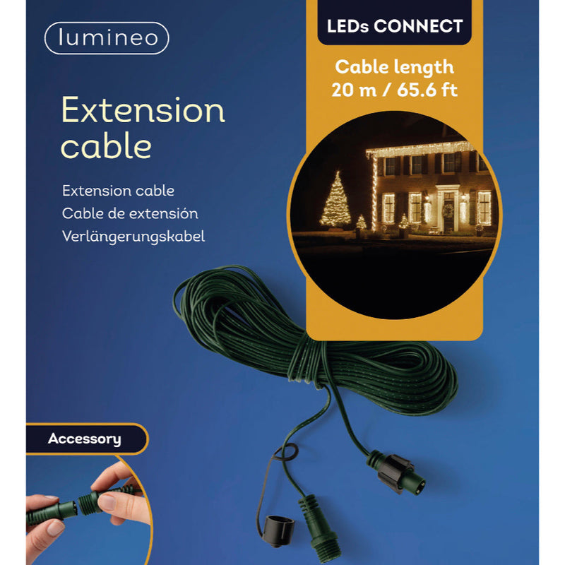 Cable de extensión verde de 66 pies