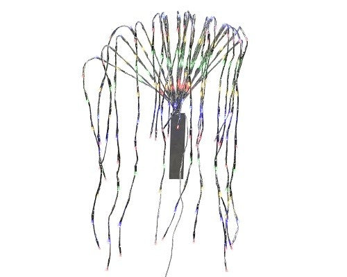 10 FT 880 LED Multi Cascade Lights With Silver Wire 5 Flow Speed