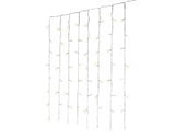 5 FT X 10 FT Curtain Connect 300 LED Warm White Transparent Wire