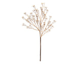 30" 75 Micro LED Warm White Glitter Flower Branch Battery Operated