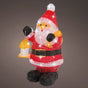 18.11" 40 LED Cool White Battery Operated Outdoor Santa Acrylic