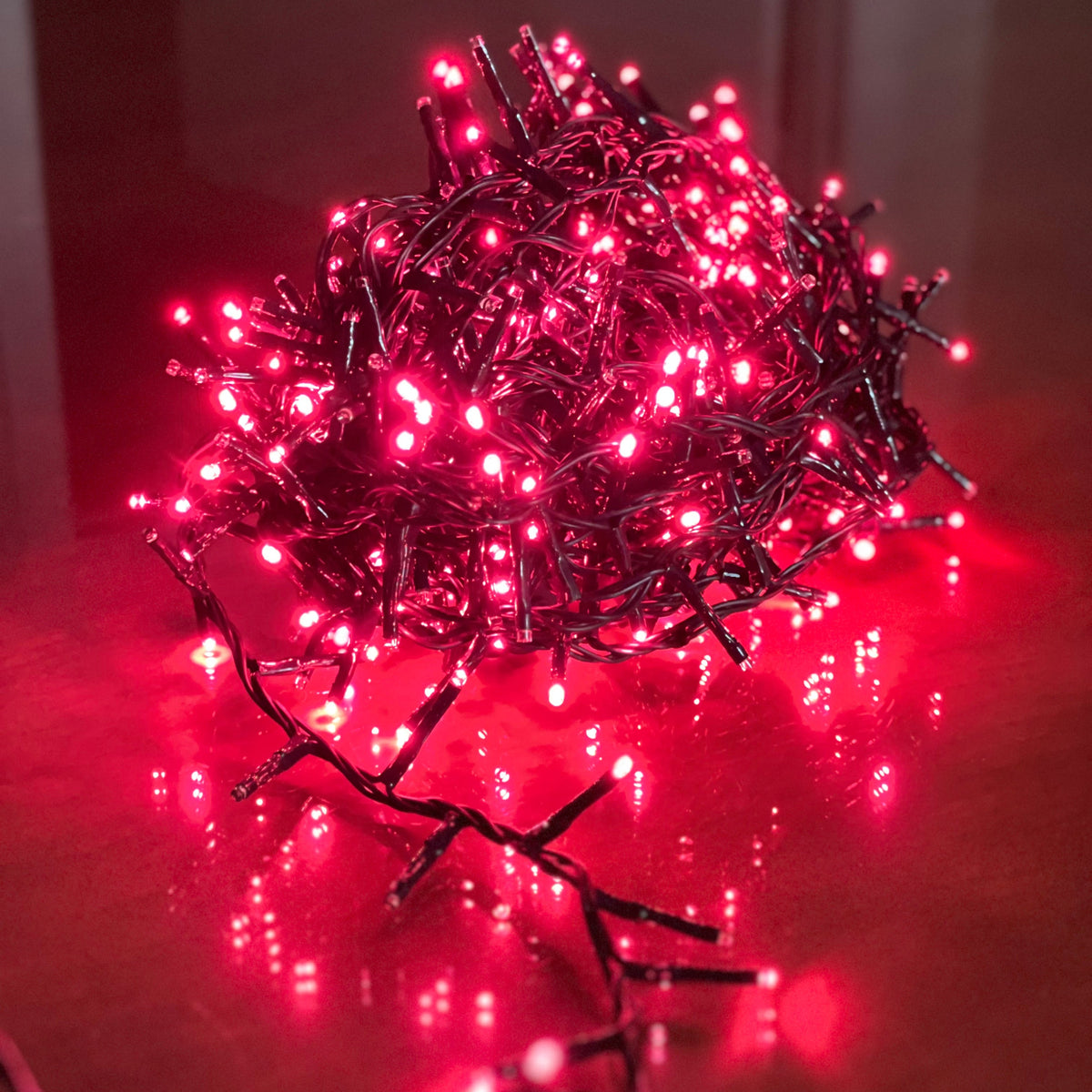 36 FT 500 LED Red Compact Extension Set With Green Wire