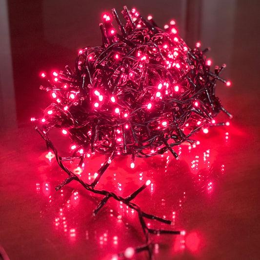 36 FT 500 LED Red Compact Extension Set With Green Wire