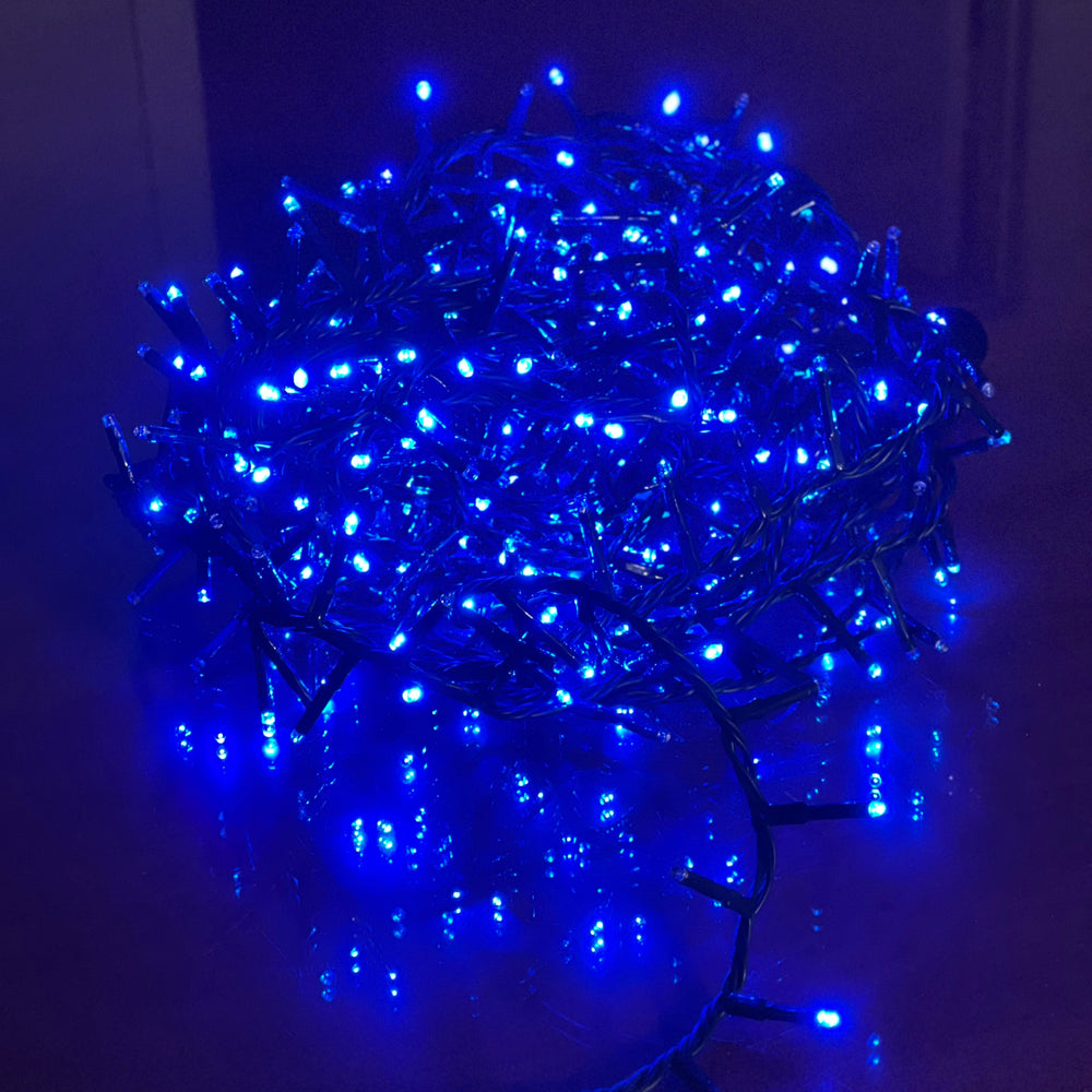 36 FT 500 LED Blue Compact Extension Set With Green Wire