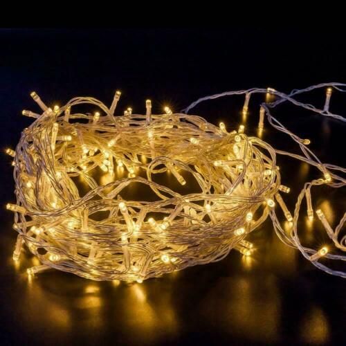 36 FT 500 LED Warm White Compact Extension Set With Transparent Wire