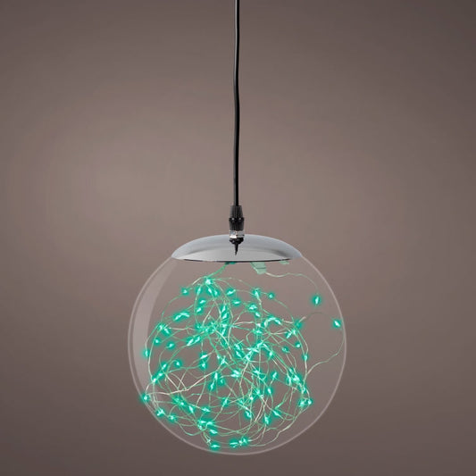 80 Green Micro LED Hanging Ball