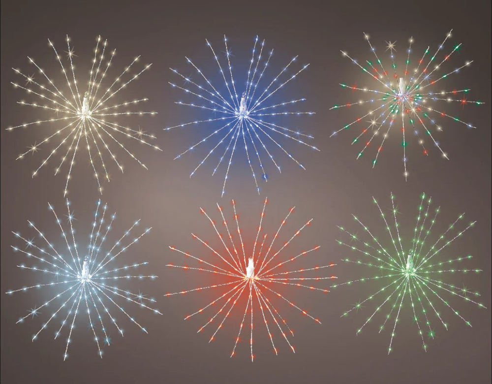 144 LED Multi Polestar White Corded