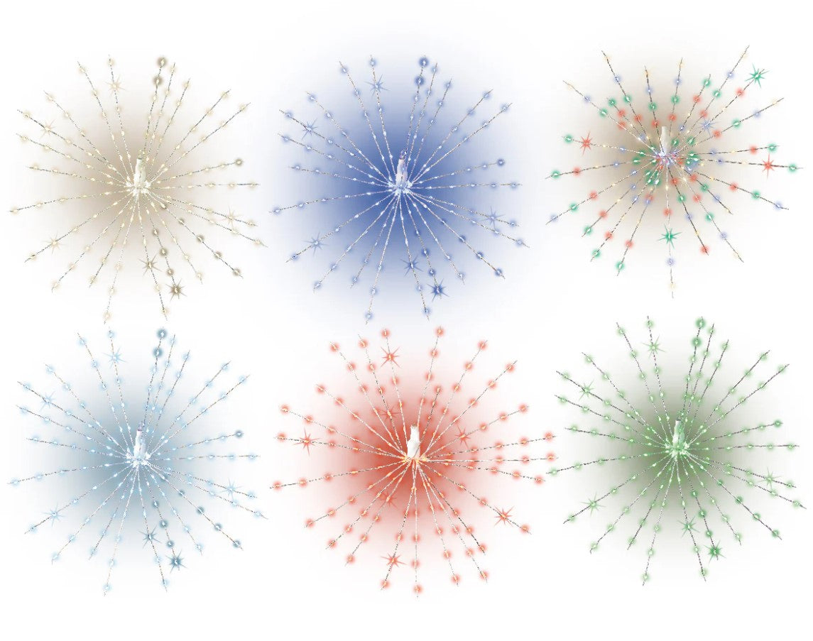 144 LED Multi Polestar White Corded