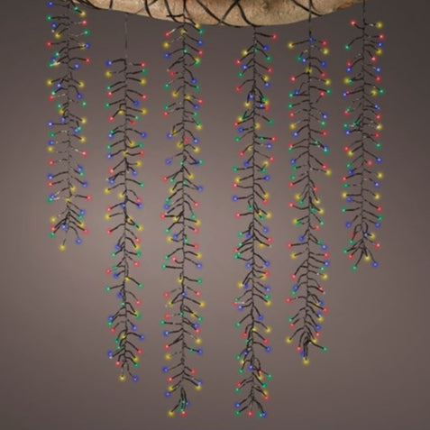 39 FT Cascade Extension Set Multicolor With 6 Strings Of 480 LED Lights