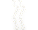 4 FT 100 Micro LED Warm White Compact Lights With Silver Wire Battery Operated