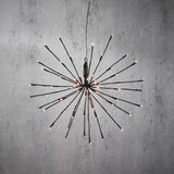 160 LED Warm White Polestar Black Corded Extension Set Kit
