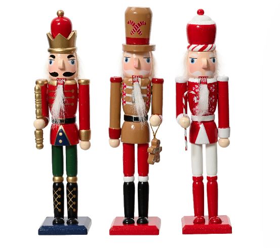 8.5" Sweet Treat Nutcracker Assorted Set Of 3