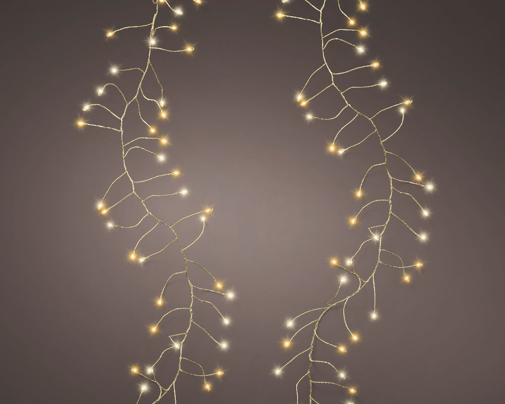 20 FT 480 Micro LED Classic Warm Compact Lights With Gold Wire