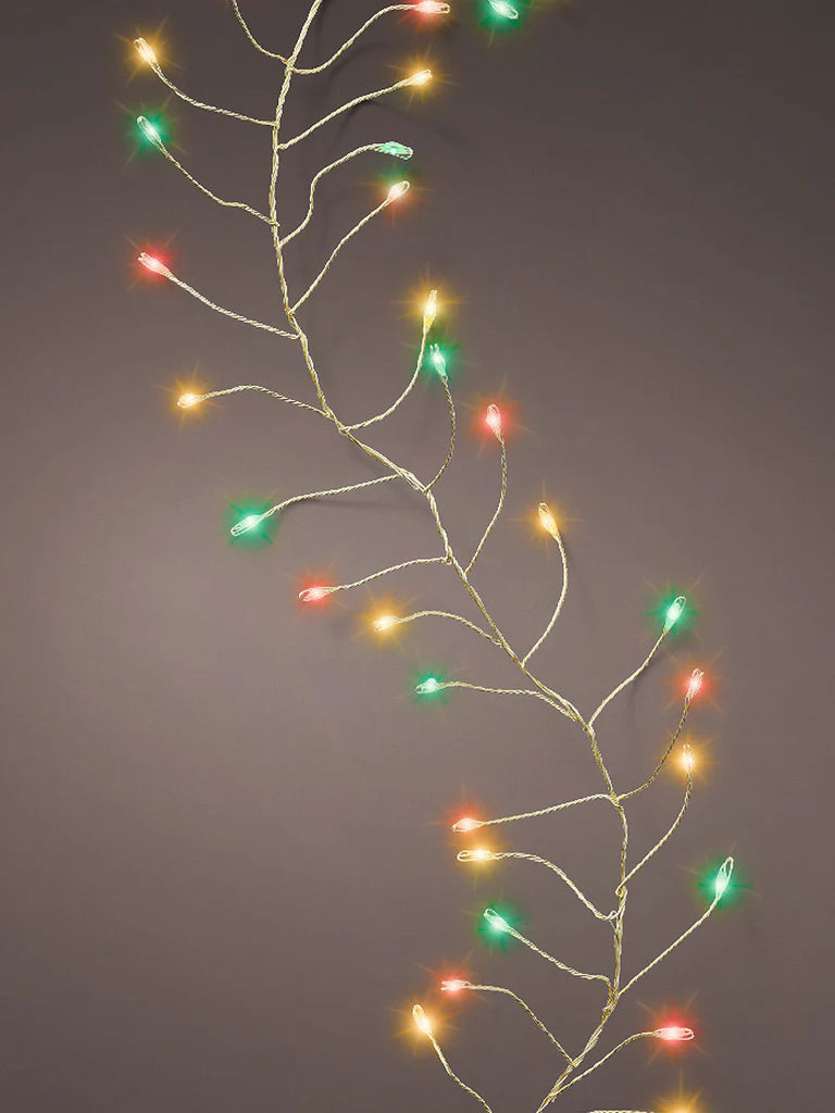 20 FT 480 Micro LED Multi Compact Lights With Gold Wire