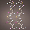 Luces multicolor de 11 metros con 500 LED y cable transparente
