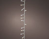 74 FT 1000 LED Warm White & Cool White Compact Lights With Transparent Wire