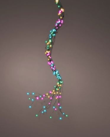 8 FT Multi Bunch Lights With Green Wire
