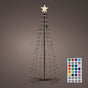 5 FT 3D Tree Warm White 250 LED Dancing Color Changing