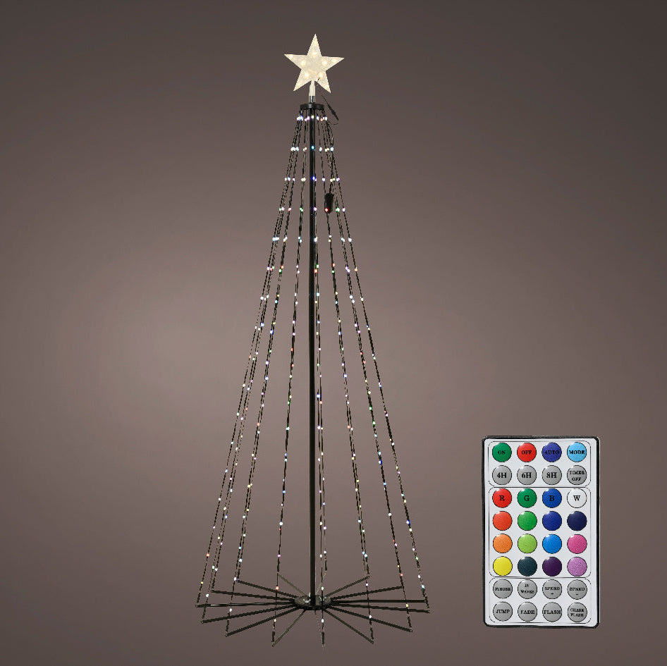 6 FT 256 Warm White LED 3D Color Changing Dancing Tree