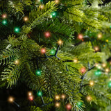 36 FT 500 LED Red, Green, Classic Warm Compact Lights With Green Wire