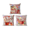 16" Holiday Design Pillows Battery Operated Set Of 3