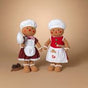 19.5" Holiday Gingerbread Set Of 2