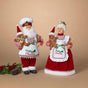 18" Gingerbread Mr. & Mrs. Claus Set